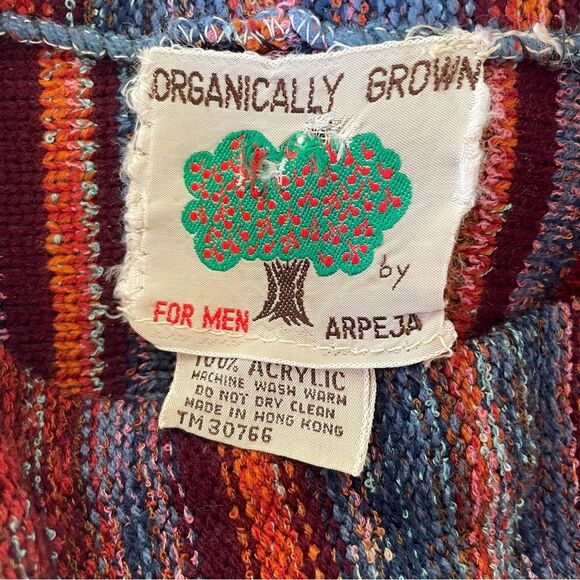 Vintage 70s Organically Grown Sweater by Arpeja - Picture 5 of 6